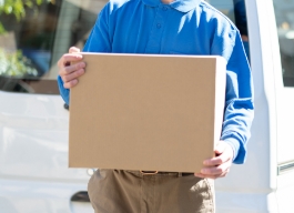 配達の補助写真